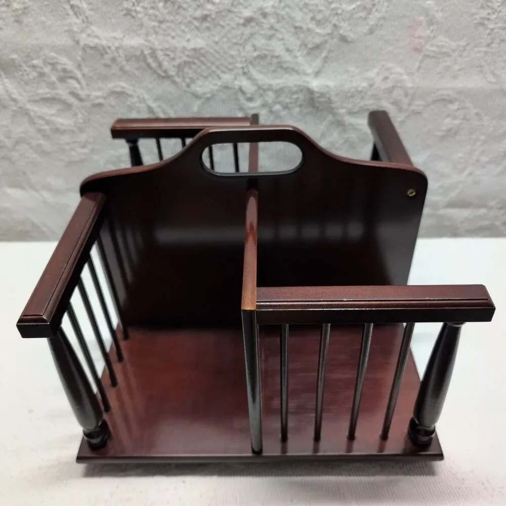 Vintage Bombay Company Rotating Mini Bar Real Wood
